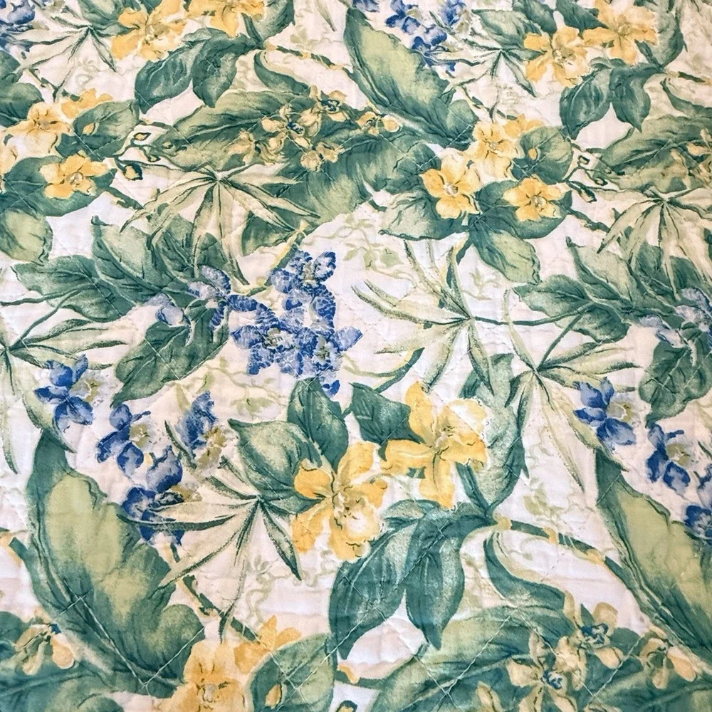 Tommy Bahama‎ Paradise Point Full Queen Quilt Set Floral Tropical Reversible